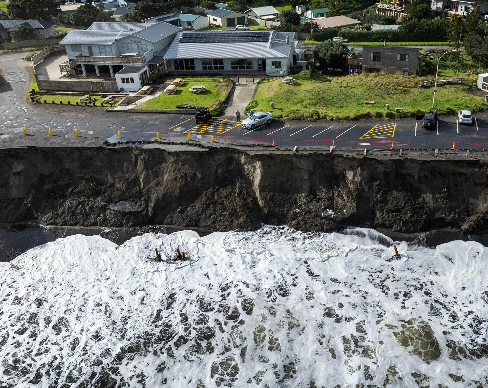 Port Waikato erosion Sunset Beach coastal erosion, Port Waikato